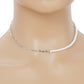 Gold Plated Half Pearl Half Chain Necklace
