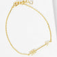 Minimalist Pavé Arrow Charm Bracelet