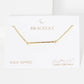 Dainty Cubic Zirconia Bar Chain Bracelet