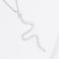 Gold Cubic Serpent Necklace
