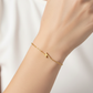 Minimalist Lightning Bolt Charm Bracelet