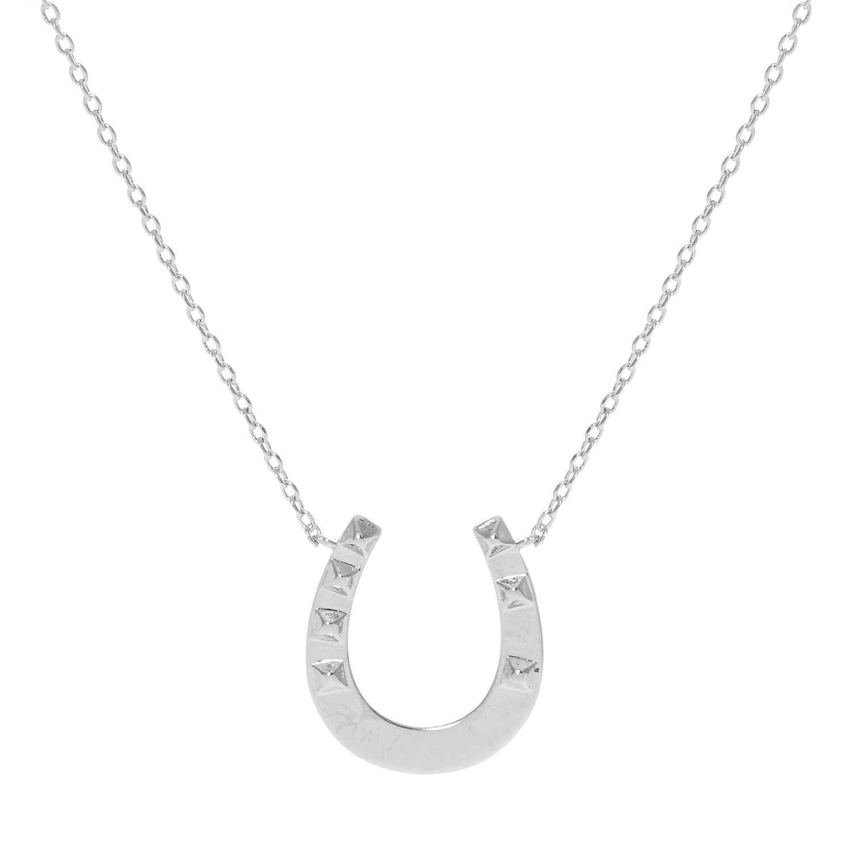 Gold Plated Horseshoe Necklace