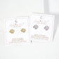 Pave-Set Quatrefoil 18K-Gold-Dipped Stud Earrings