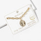 Miraculous Medal Magnetic Clasp Chain Bracelet