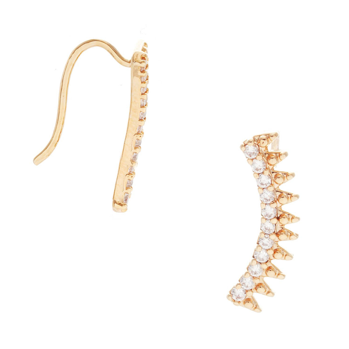 Cubic Zirconia Ear Crawlers