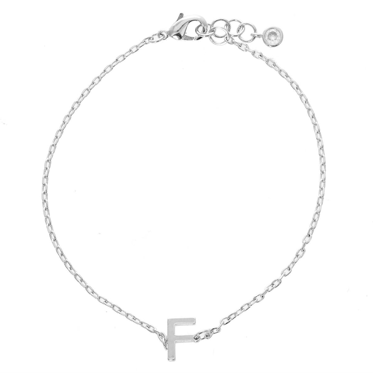 Gold Plated Initial Letter Bracelet