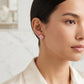 Pink Clover Stud Earrings