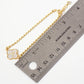 Dainty Gold Dipped Initial Clover Bracelet