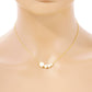 Gold Plated Freshwater Pearl Cluster Necklace