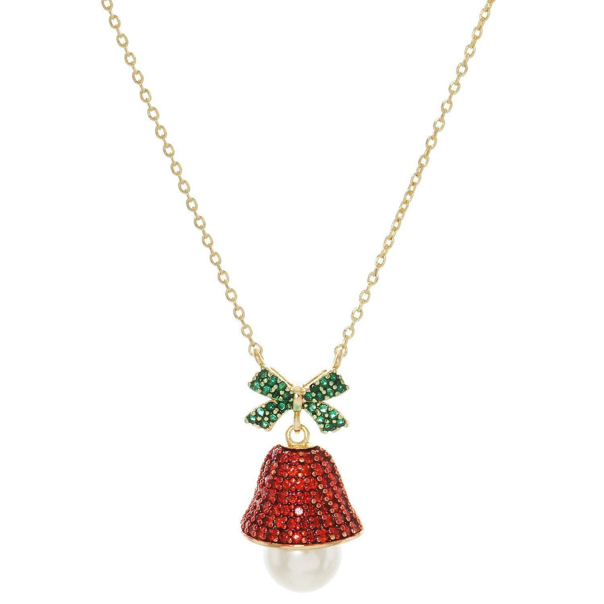 Gold Plated Jingle Bell Necklace