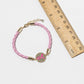 Pink Ribbon Fighter Coin Bracelet