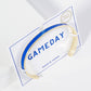18K GOLD DIPPED ENAMEL COLOR GAME DAY CUFF BRACELET