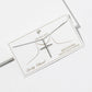 Dainty Beaded Cross Pendant Necklace.