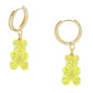 Color Gummy Bear Huggie Earrings