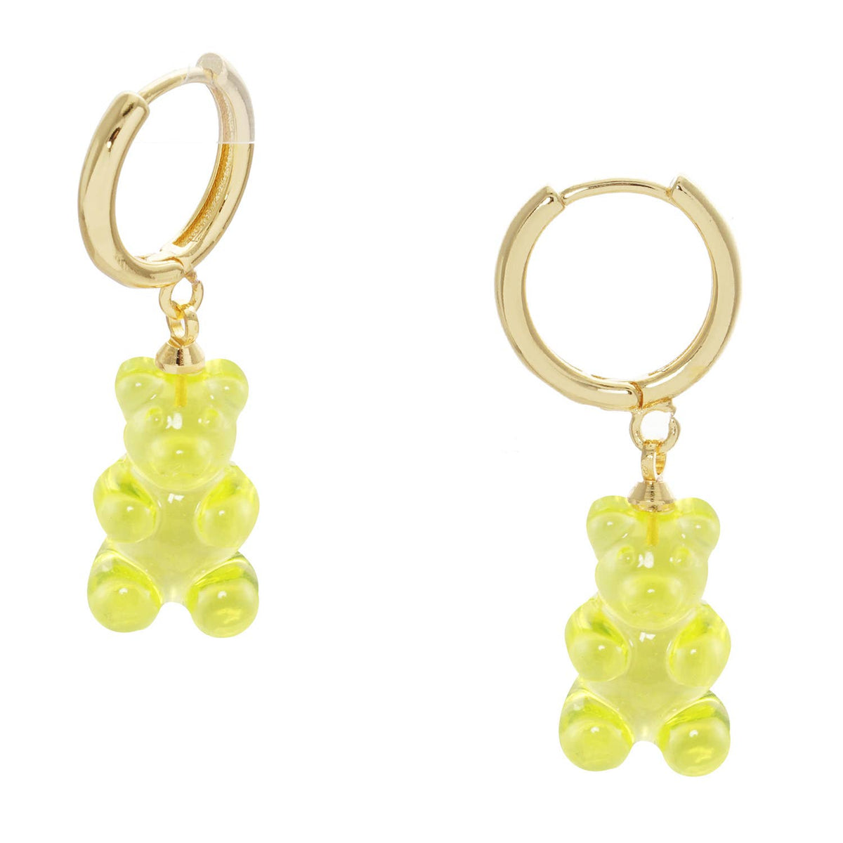 Color Gummy Bear Huggie Earrings