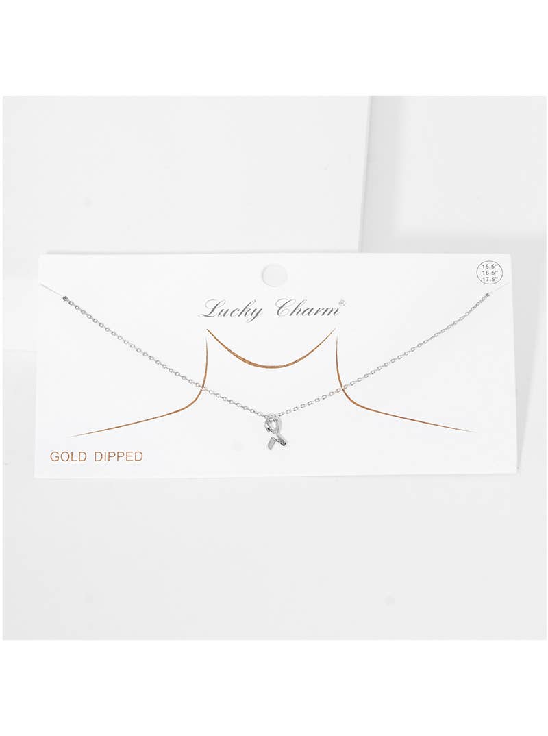 Awareness Ribbon Pendant Necklace