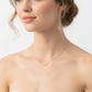 Minimalist Pavé CZ Chevron V-Necklace
