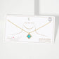 Pave-Set 11mm Quatrefoil Pendant Necklace