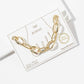 14K Gold Dipped Hypoallergenic Twisted & Polished Chain Ankl