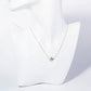 18K Gold Dipped Brass Paper Fish Pendant Necklace