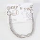 Braided Chain Cap & Clothing Pin Accessory
