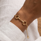 Minimalist Horsebit Link Chain Bracelet