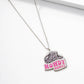 Howdy Honey Leopard Cowgirl Hat Pendant Necklace