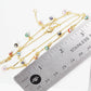 Gold Evil Eye Charm Multicolor Necklace