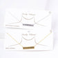 Gold Mama Engraved Bar Necklace