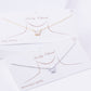 White Shelled Butterfly Pendant Necklace