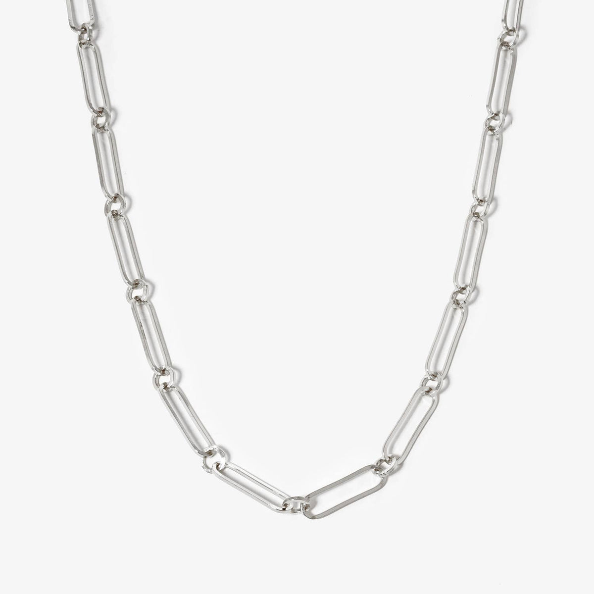 Delicate Paperclip Link Chain Necklace