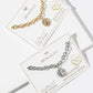Virgin Mary Cubic Zirconia Chain Bracelet.