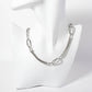 Interlocking Oval and HardWear Links Wheat-Chain Necklace