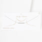 Gold Plated Beaded Bar Necklace