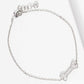 Pave Dog Bone Charm Bracelet