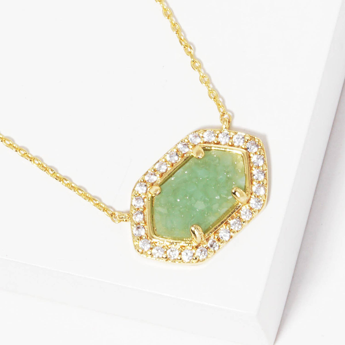 Bridesmaid Druzy Necklace
