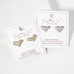 Micro-Pave-Set CZ Puffy Heart Stud Earrings