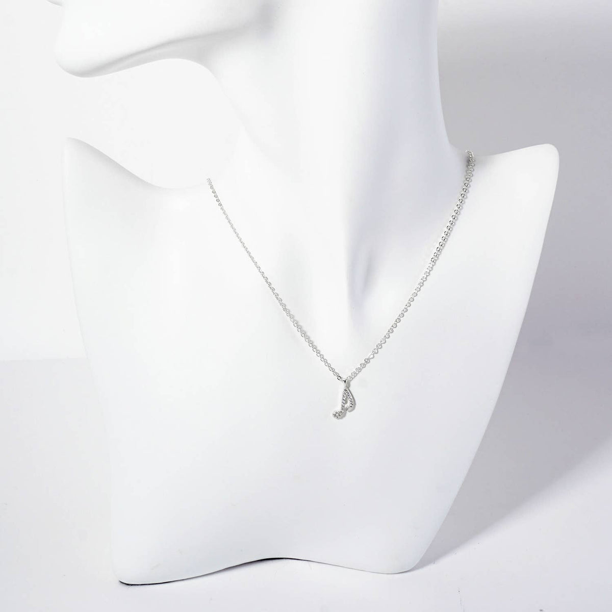 Musical-Note Pendant 18K-Gold-Dipped Necklace