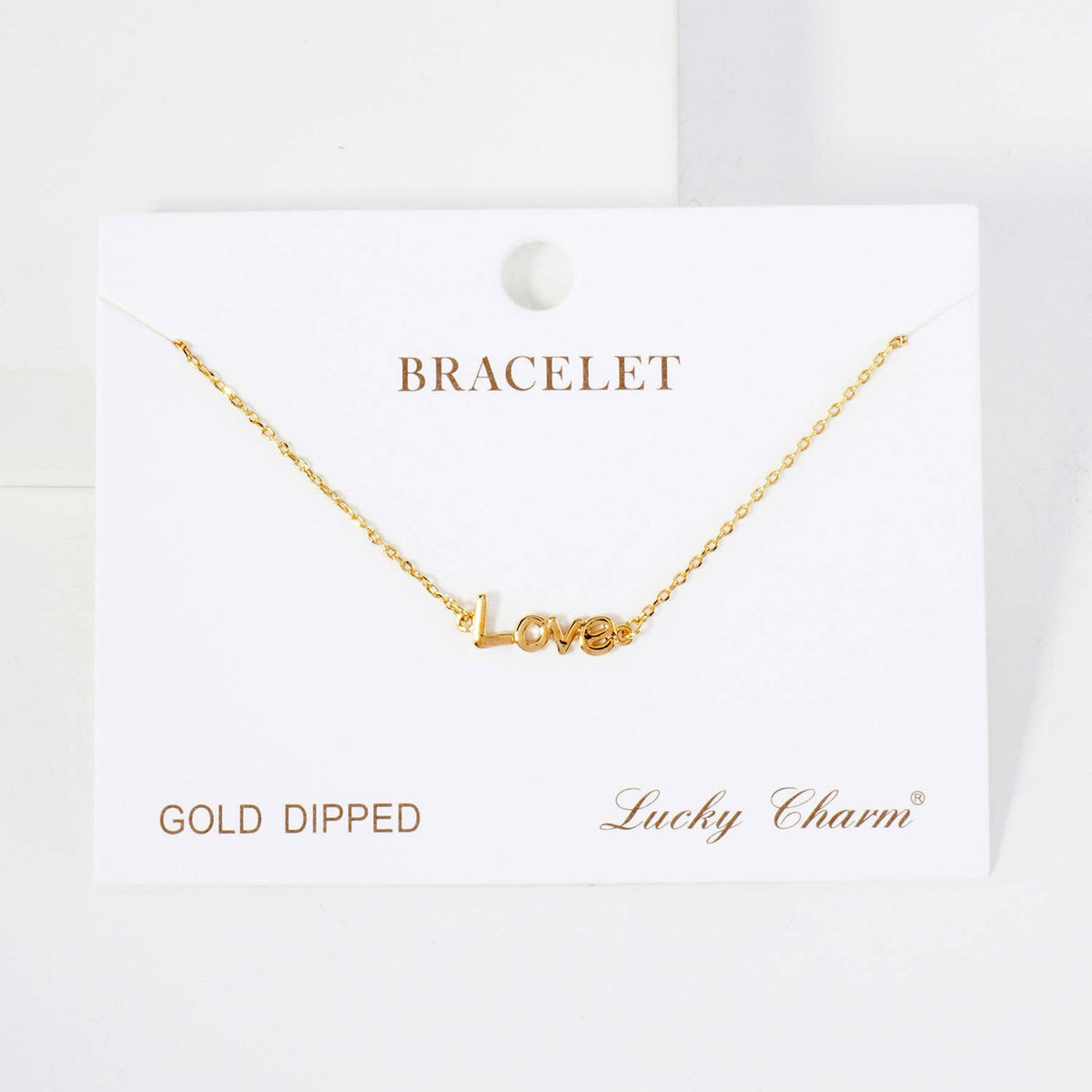 Minimalist "Love" Script Bracelet
