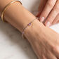 Cubic Zirconia Birthstone Bracelet