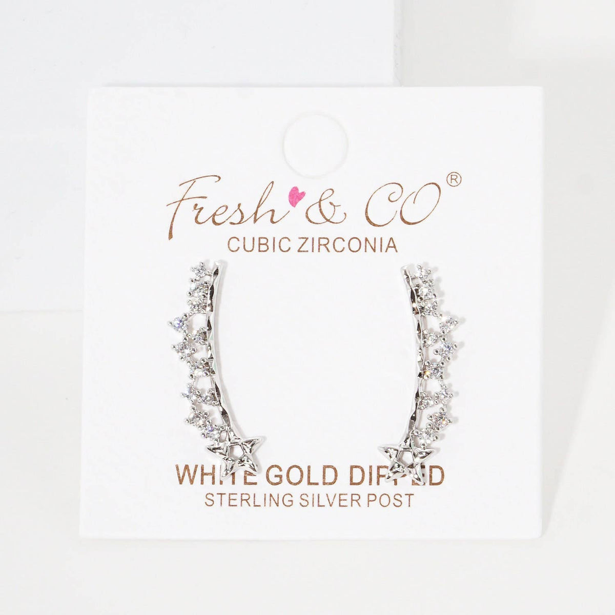 Gold Stargaze Ear Climber Earrings