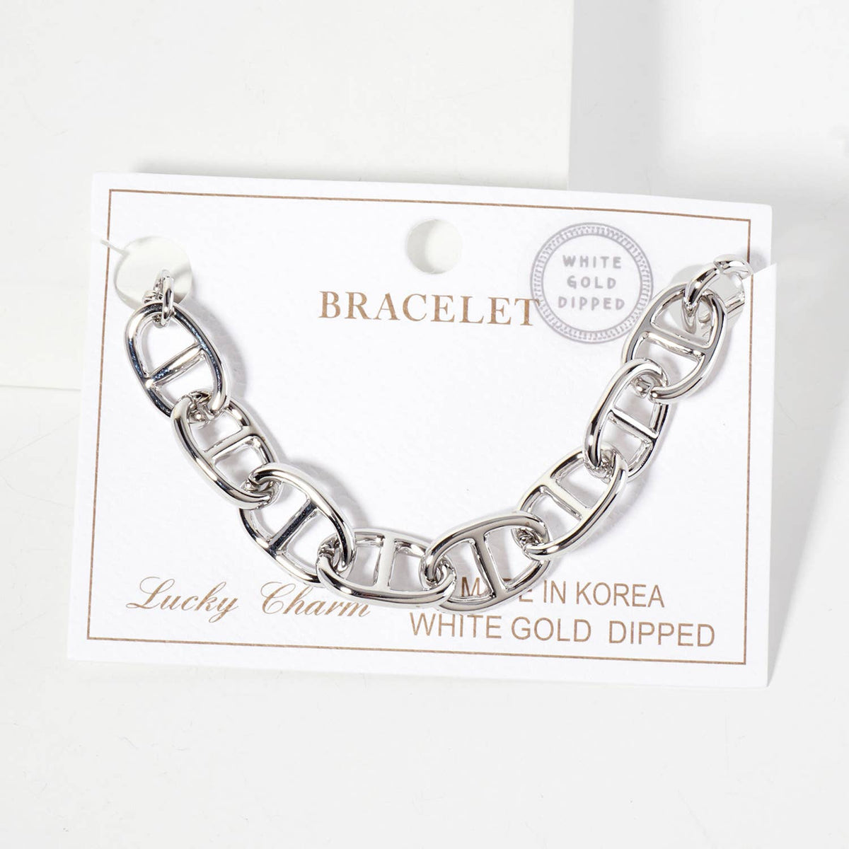 Gold-Tone Mariner Link Chain Bracelet