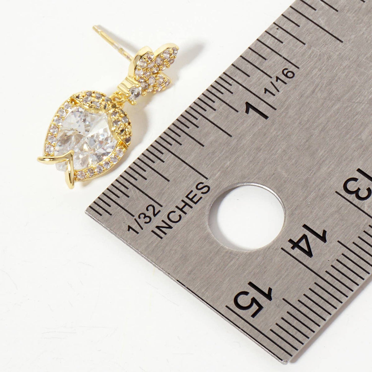 Botanical-Theme Tulip Design Dangle Post Earrings