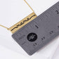 Gold Mama Engraved Bar Necklace