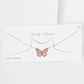 Gold Plated Dainty Butterfly Charm Necklace