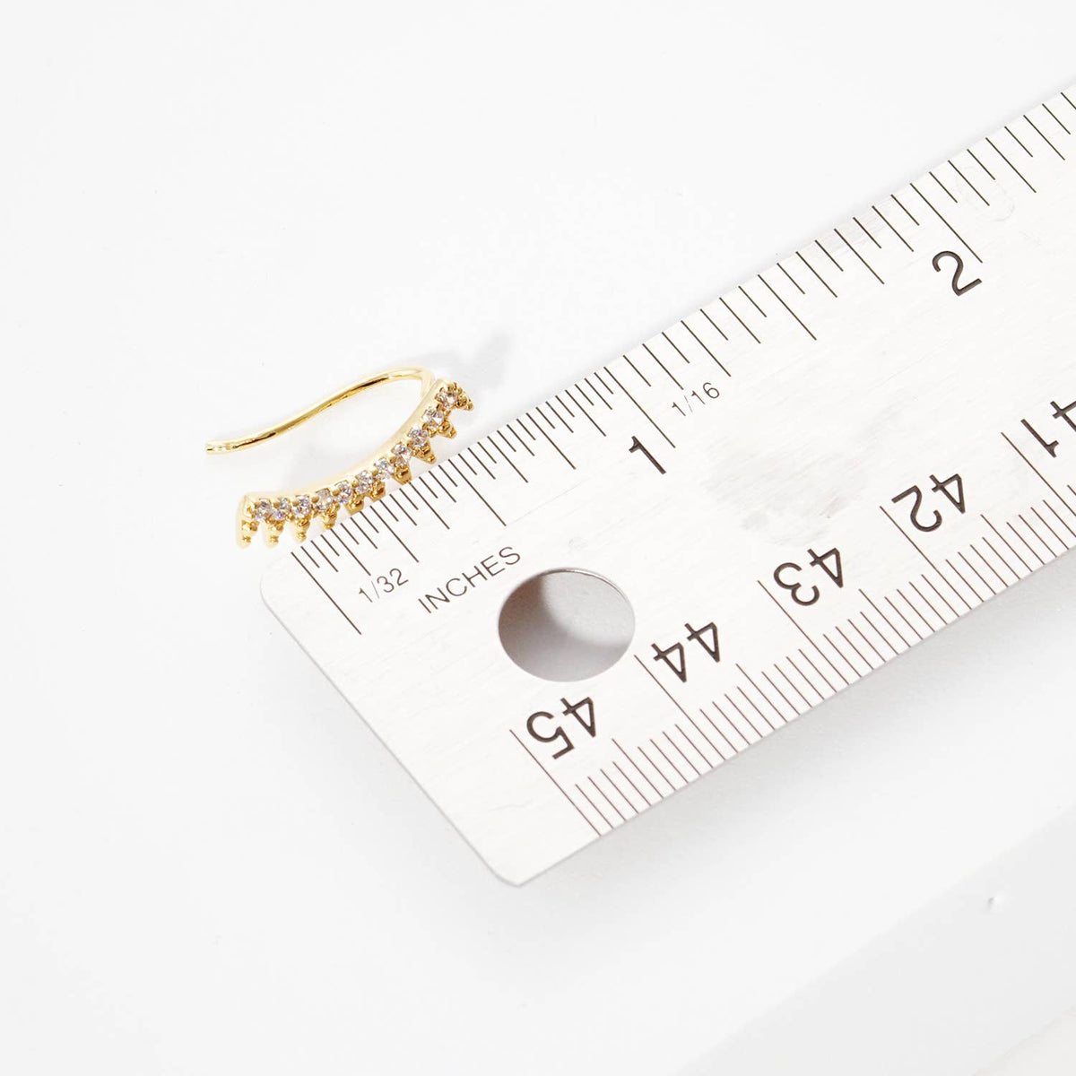 Cubic Zirconia Ear Crawlers