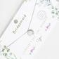 Bridesmaid Pearl & Crystal Sunburst Pendant Necklace
