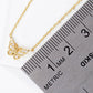 Dainty Pave Butterfly Pendant Necklace