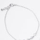 Dainty Bezel-Set Cubic Zirconia Station Chain Bracelet