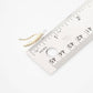 Gold Cubic Beaded Ear Crawler Earrings